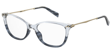 Premium Women Levi's Model Eyeglasses: LV 5021 - Blue- SpecSMART Eye Clinic (Diagonal View)